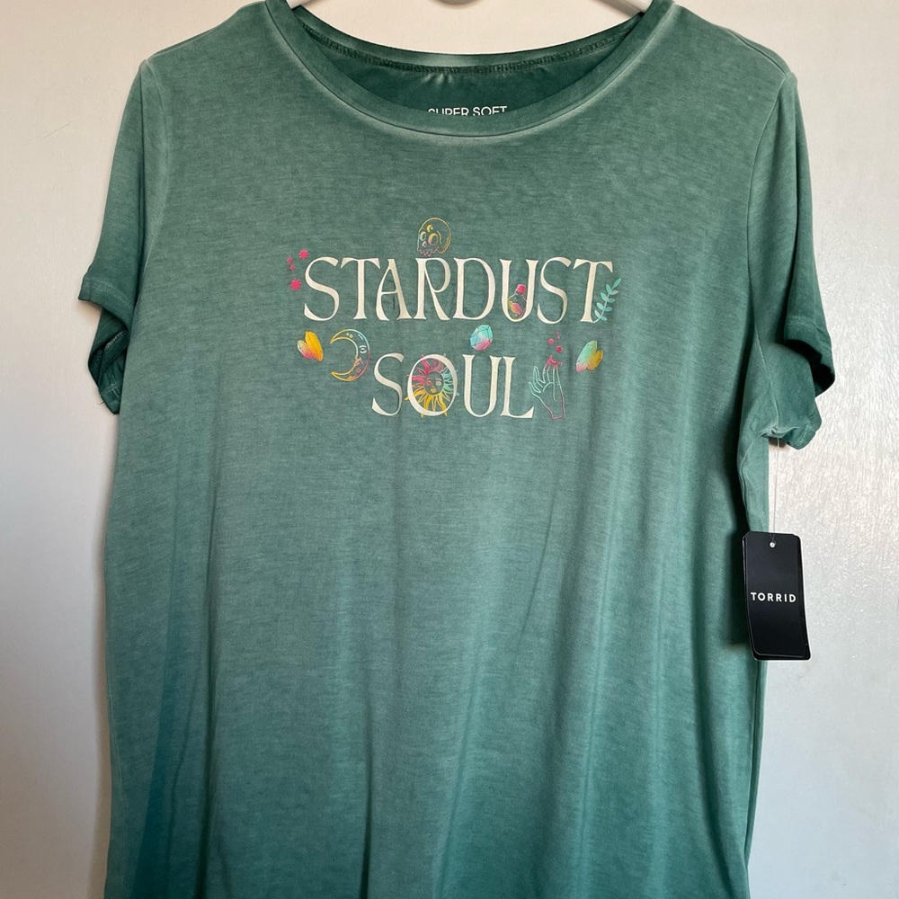 Torrid Lightweight “Stardust” T-Shirt - Size M - Picture 4 of 14